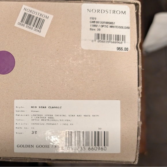 Golden Goose Mid Star Classic w/ Swarovski Crystals - Picture 3 of 10